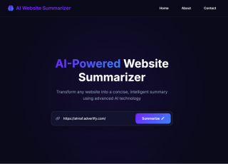 AI Website Summarizer